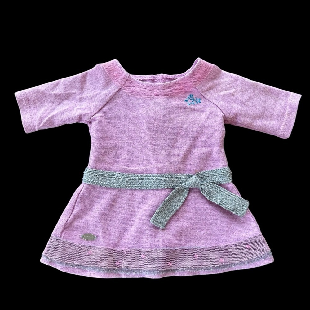 American Girl Doll Purple Truly Me Lilac Dress Clothing Outfit